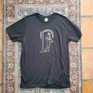 US Blanks Goddess Black Tee
